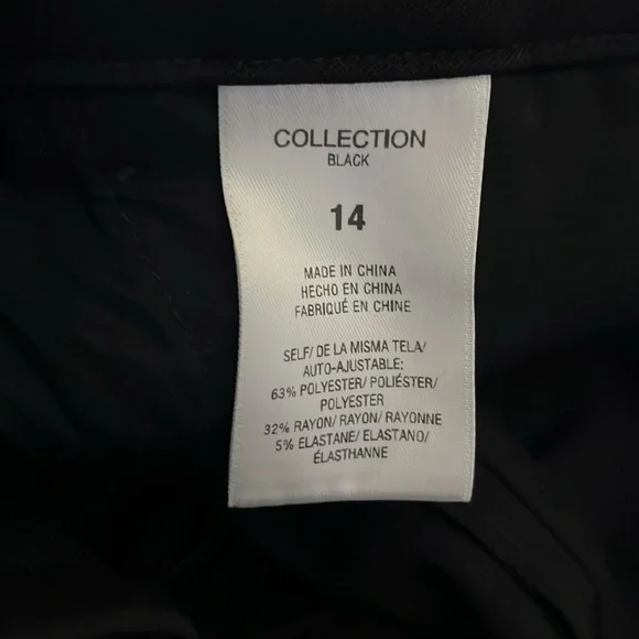 NEW Favorite Daughter The Favorite Pants Black High Waist Wide Leg Size 14 - Picture 10 of 11